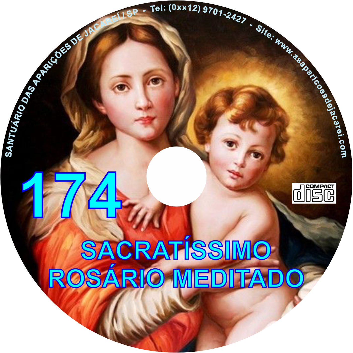CD Rosário Meditado 174 CD Rosário Meditado 174